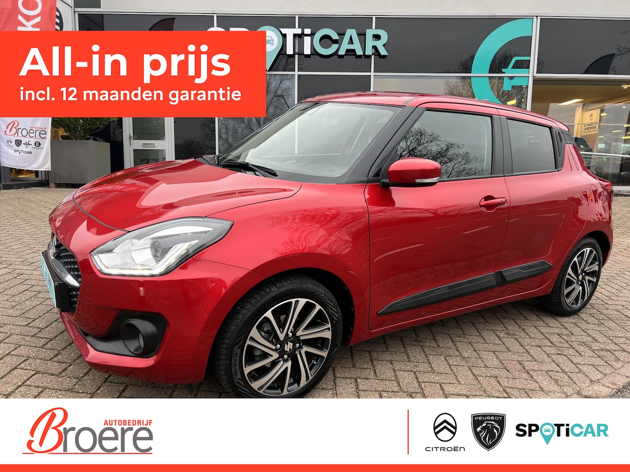 Suzuki Swift - 1.2 83 pk Style Smart Hybrid Automaat Trekhaak, Verwarmde voorstoelen - AutoWereld.nl