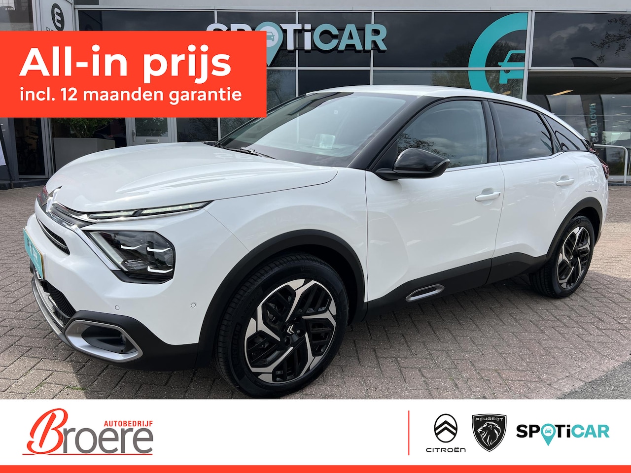 Citroën C4 - 1.2 Turbo 130pk Shine EAT-8 Automaat Verwarmde voorstoelen, stuurwiel en voorruit - AutoWereld.nl