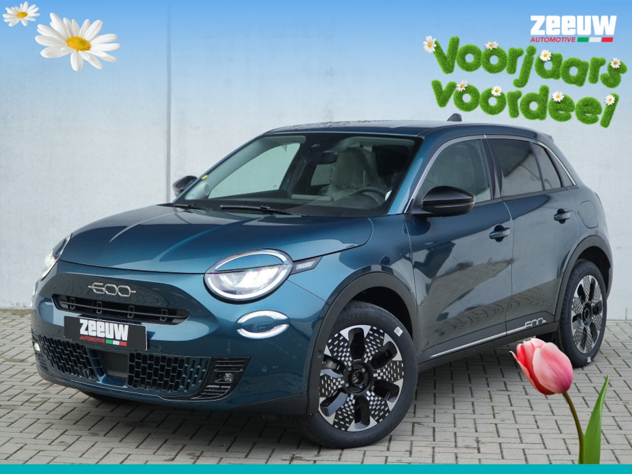 Fiat 600 - 1.2 Hybrid 110 PK La Prima | Navi | Camera | Carplay | Leder - AutoWereld.nl