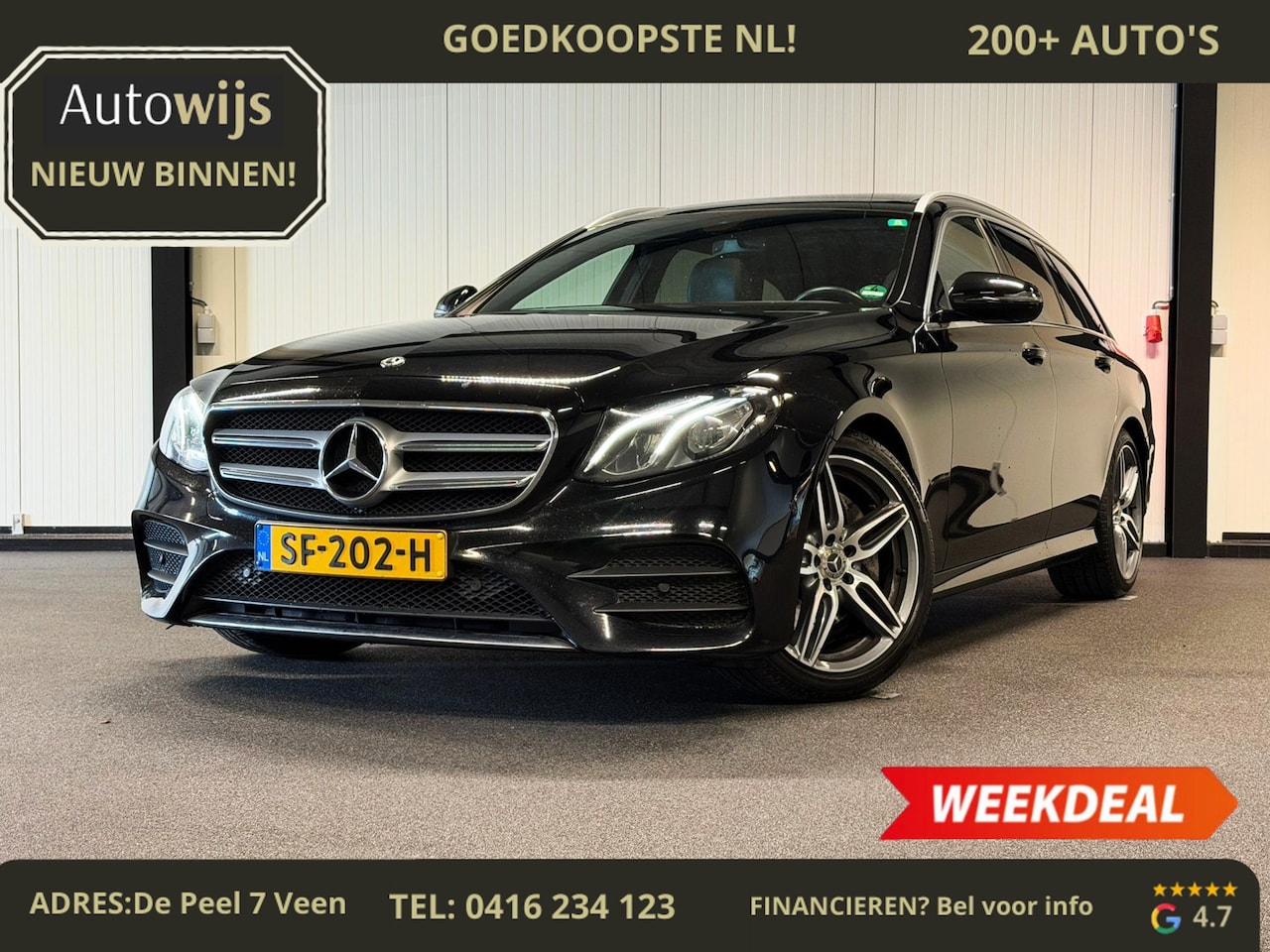 Mercedes-Benz E-klasse Estate - 200 Business Solution AMG LINE |PANO|TREKHAAK|CAMERA|LED - AutoWereld.nl