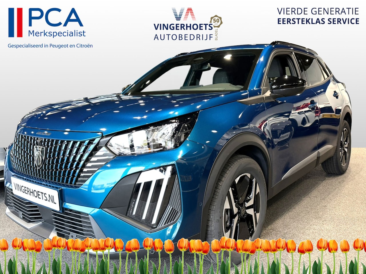 Peugeot 2008 - 1.2 Hybrid 145 Pk Allure * Navigatie * Keyless Open & Start * Dodehoekbewaking * Camera vo - AutoWereld.nl