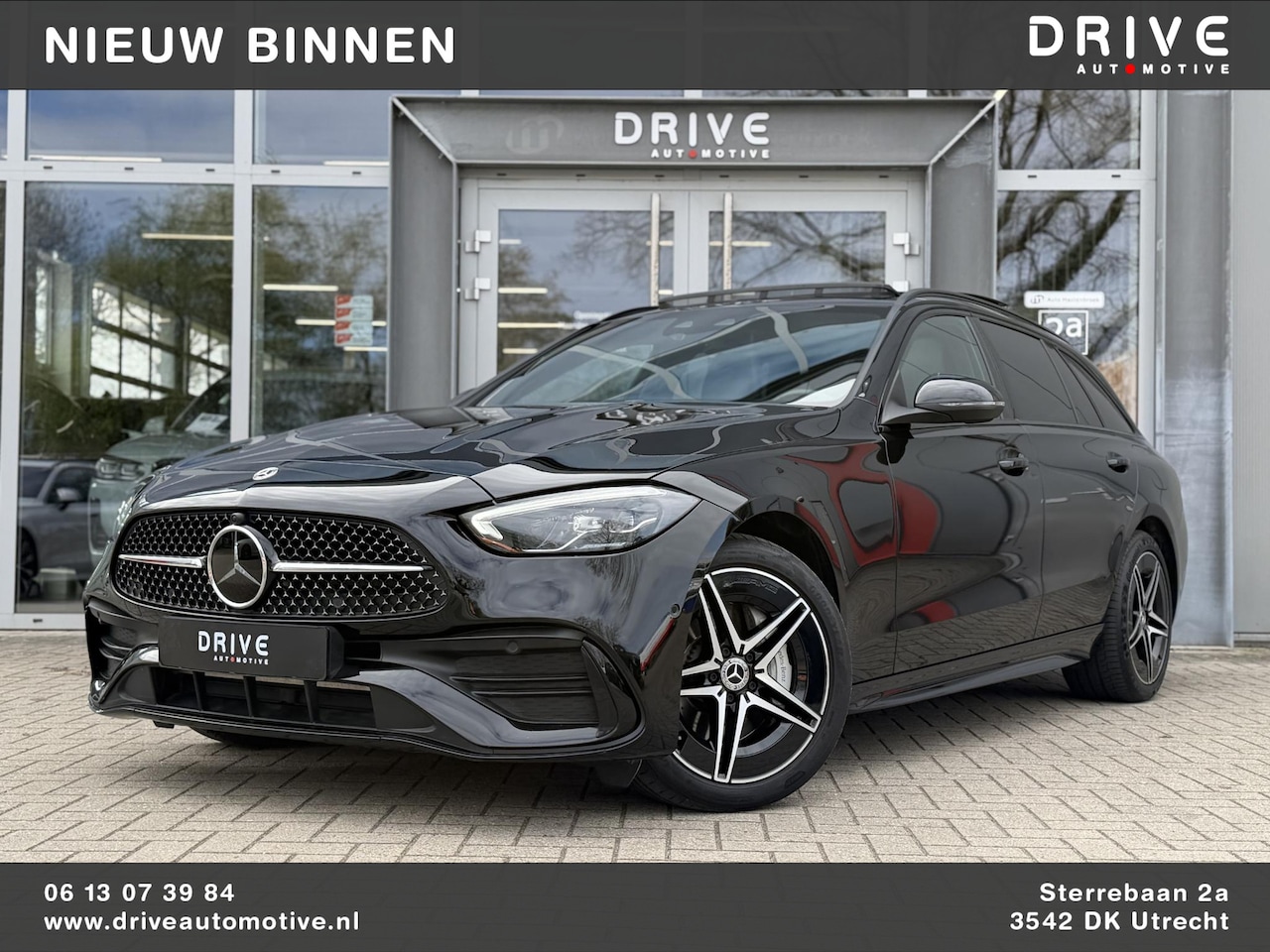 Mercedes-Benz C-klasse Estate - 300 e AMG Line Night|Pano|Leer|Stoelventilatie|Massage|ACC - AutoWereld.nl