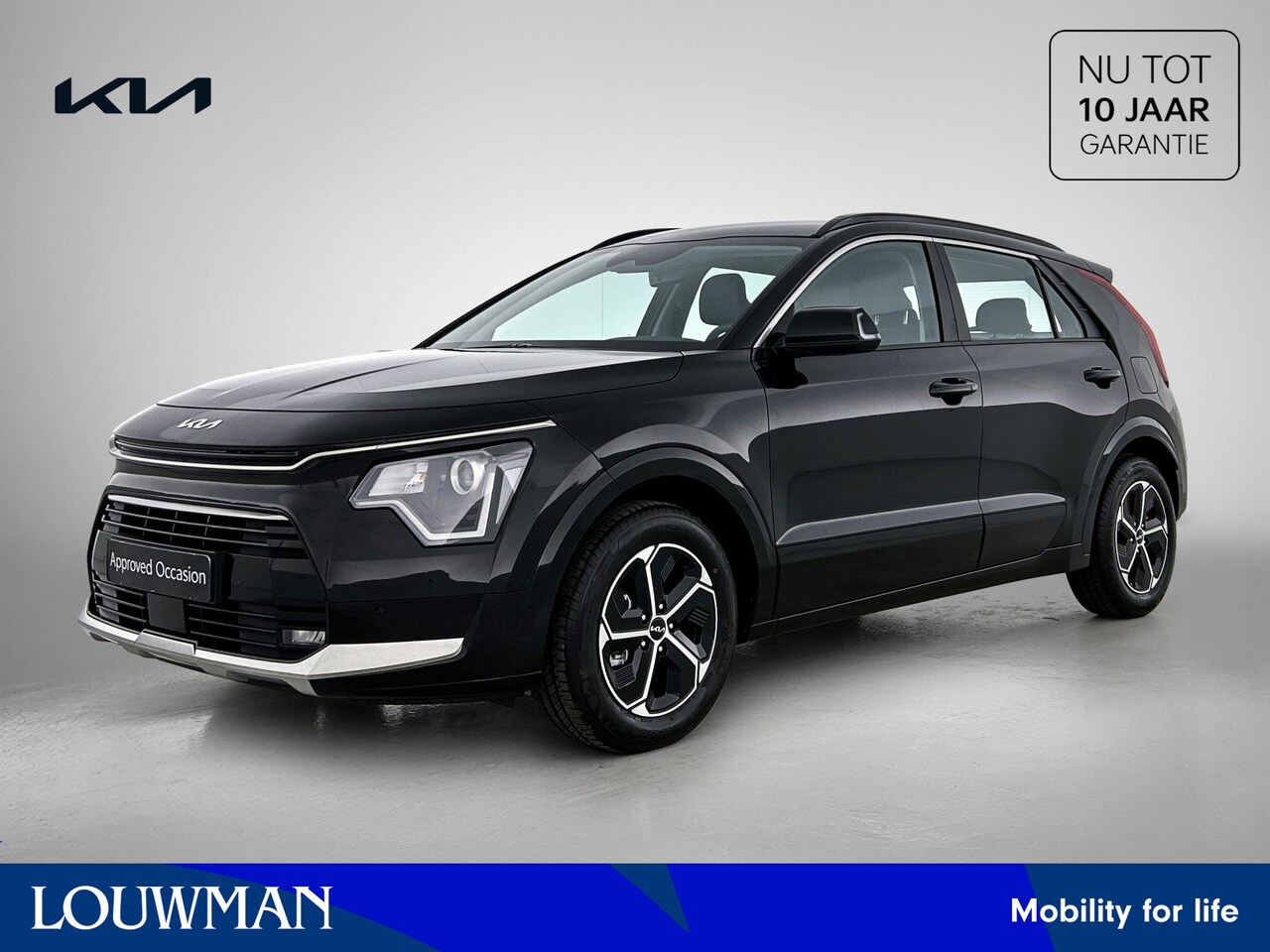 Kia Niro - 1.6 GDi Hybrid DynamicLine ** SNEL LEVERBAAR ** Navigatie | Apple Car Play | Half lederen - AutoWereld.nl