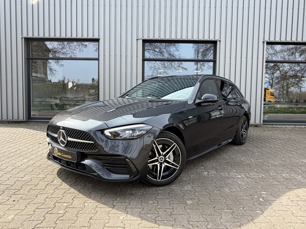 Mercedes-Benz C-klasse Estate - 300 e Business Solution AMG Panoramadak, 360 Camera, Distronic - AutoWereld.nl