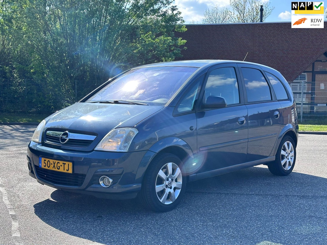 Opel Meriva - 1.8-16V Cosmo Automaat*Schuifdak*Trekhaak*Cruise*NAP*Clima*LM velgen* - AutoWereld.nl