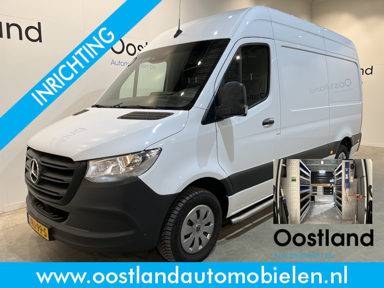 Mercedes-Benz Sprinter - 311 CDI L2H2 RWD / Euro 6 / Servicebus / Bott inrichting / 220V / Airco / Oprijplaat / Com - AutoWereld.nl