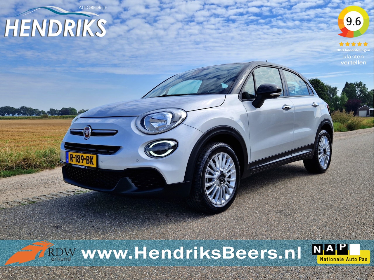 Fiat 500 X - 1.0 GSE Sport - 120 Pk - Euro 6 - Navi - Climate Control - Cruise Control - PDC V+A - AutoWereld.nl