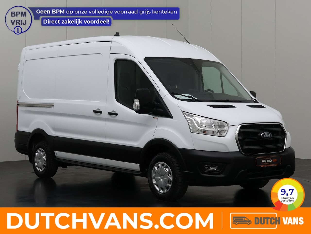 Ford Transit - 2.0TDCi 130PK L2H2 | Multimedia | Airco | Cruise | Betimmering | 3-Zits - AutoWereld.nl