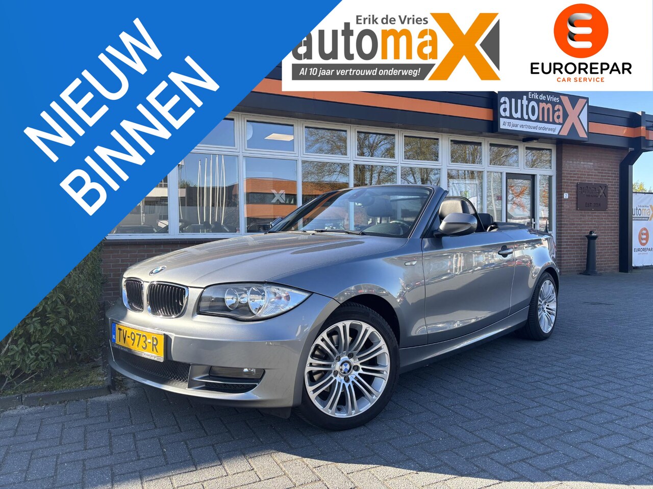 BMW 1-serie Cabrio - 120i High Executive Volledig onderhoud aanwezig - AutoWereld.nl