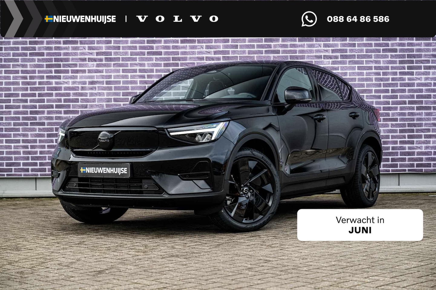 Volvo EC40 - Single Motor Plus Black Edition Europa 70 kWh | Harman Kardon Audio | Adaptieve Cruise Con - AutoWereld.nl