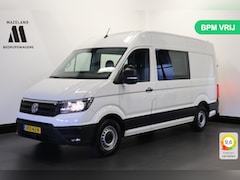 Volkswagen Crafter - 2.0 TDI 177PK L3H3 Dubbele Cabine EURO 6 - Airco - Navi - Cruise - € 20.950, - Excl
