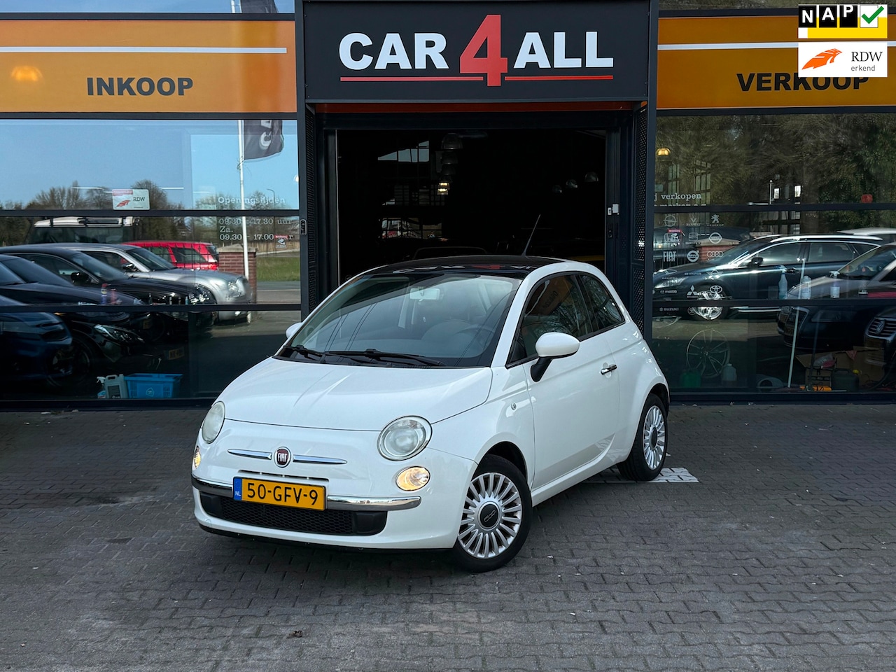 Fiat 500 - 1.2 Lounge PANODAK/LMVELGEN/AIRCO/NETTE AUTO/RIJDT PERFECT - AutoWereld.nl