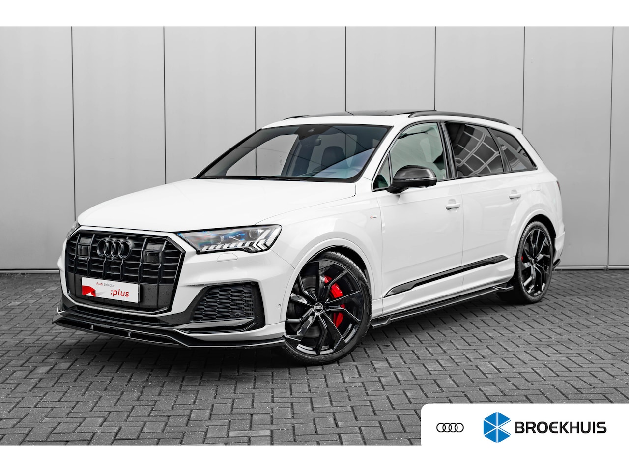Audi Q7 - 55 TFSI e quattro Pro Line S 394 PK | Soft Close | Panoramadak | 360 Camera | Elek. bestuu - AutoWereld.nl
