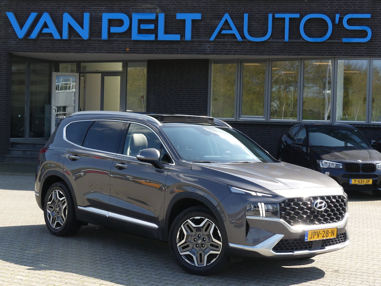 Hyundai Santa Fe - 1.6 T-GDI PHEV Premium Sky 7p. 1.6 T-GDI PHEV Premium Sky 7p. PANO - AutoWereld.nl