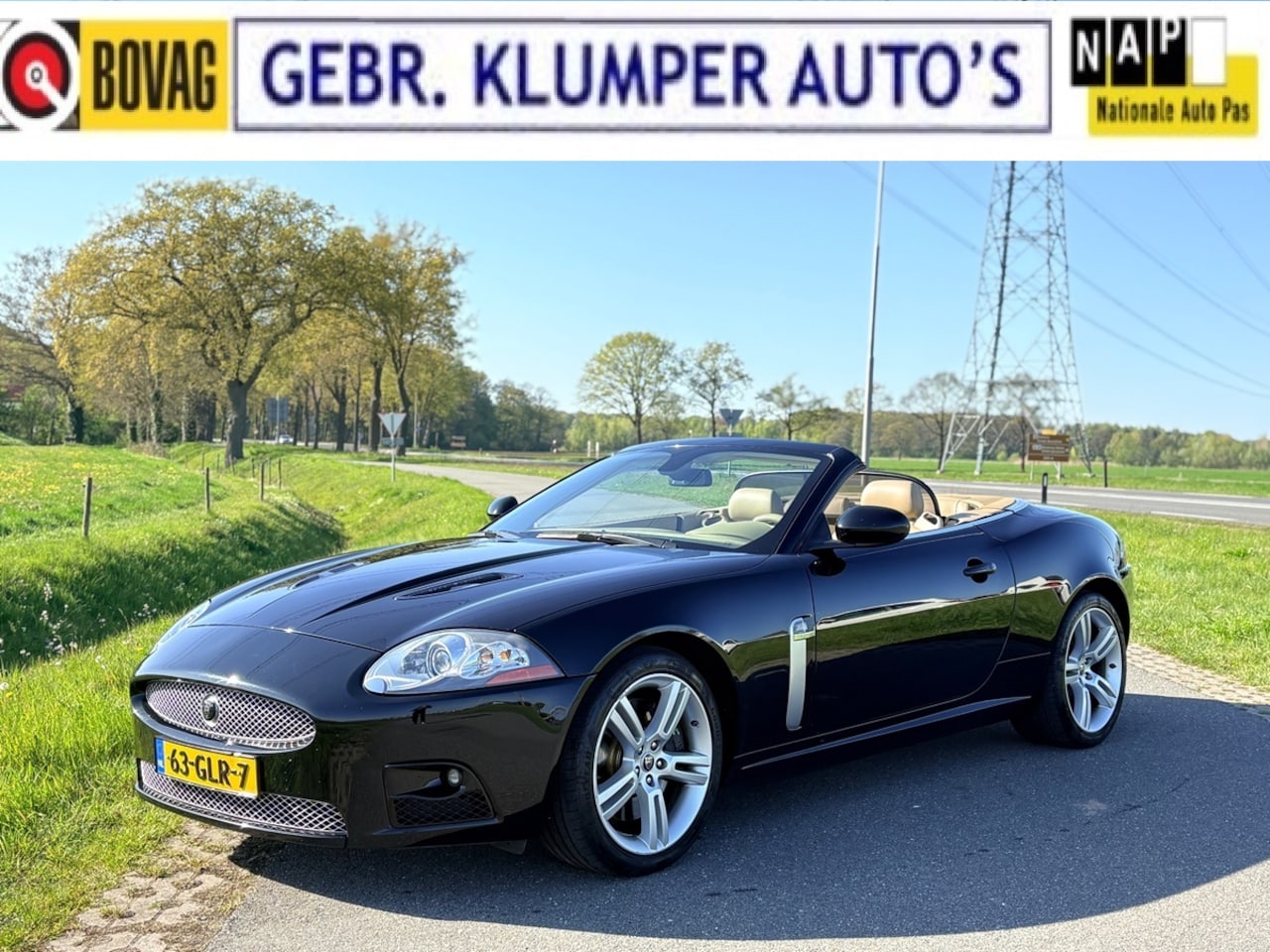 Jaguar XKR - 4.2 V8 Convertible Leer, Navi, Cruise, ECC, 19" LM, Weinig km - AutoWereld.nl