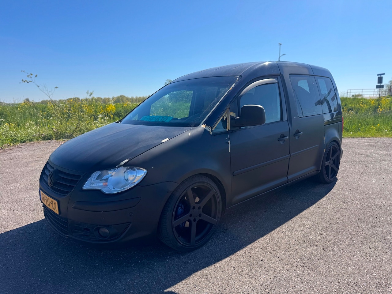 Volkswagen Caddy - 1.6 life * 2.0 TFSI golf 5 gti motor* unfinished project! - AutoWereld.nl