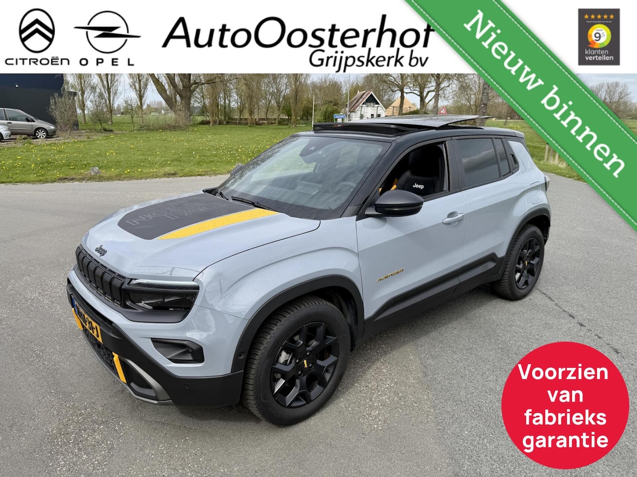 Jeep Avenger - 146PK T 4xe The North Face NL +PANO Uniek gelimiteerd - AutoWereld.nl