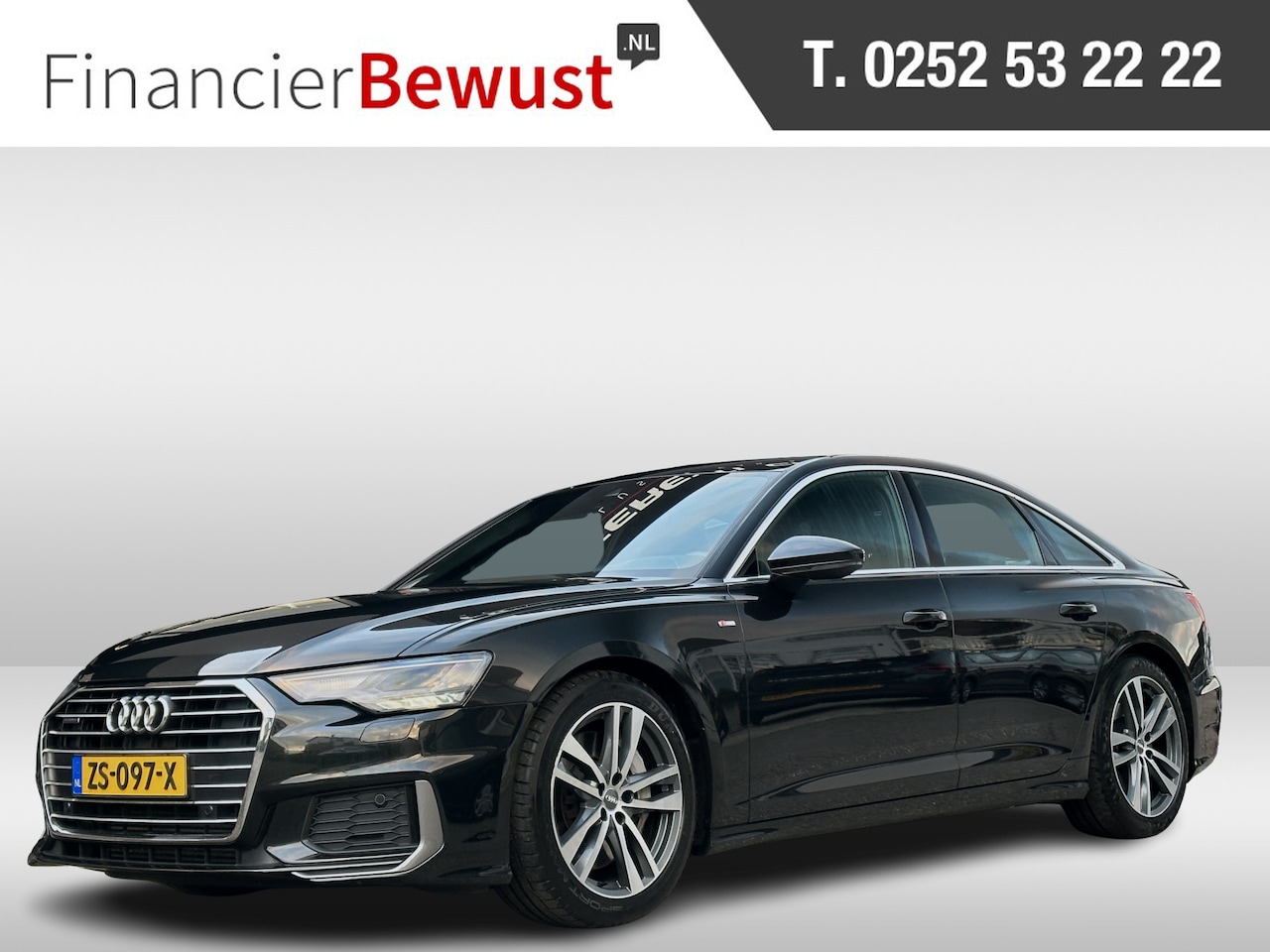 Audi A6 Limousine - 55 TFSI 3.0 6 CIL QUATTRO AUT7 341PK S-LINE LEDER B&O SOUNDSYSTEEM NAVI CAMERA DIGI-DASH L - AutoWereld.nl