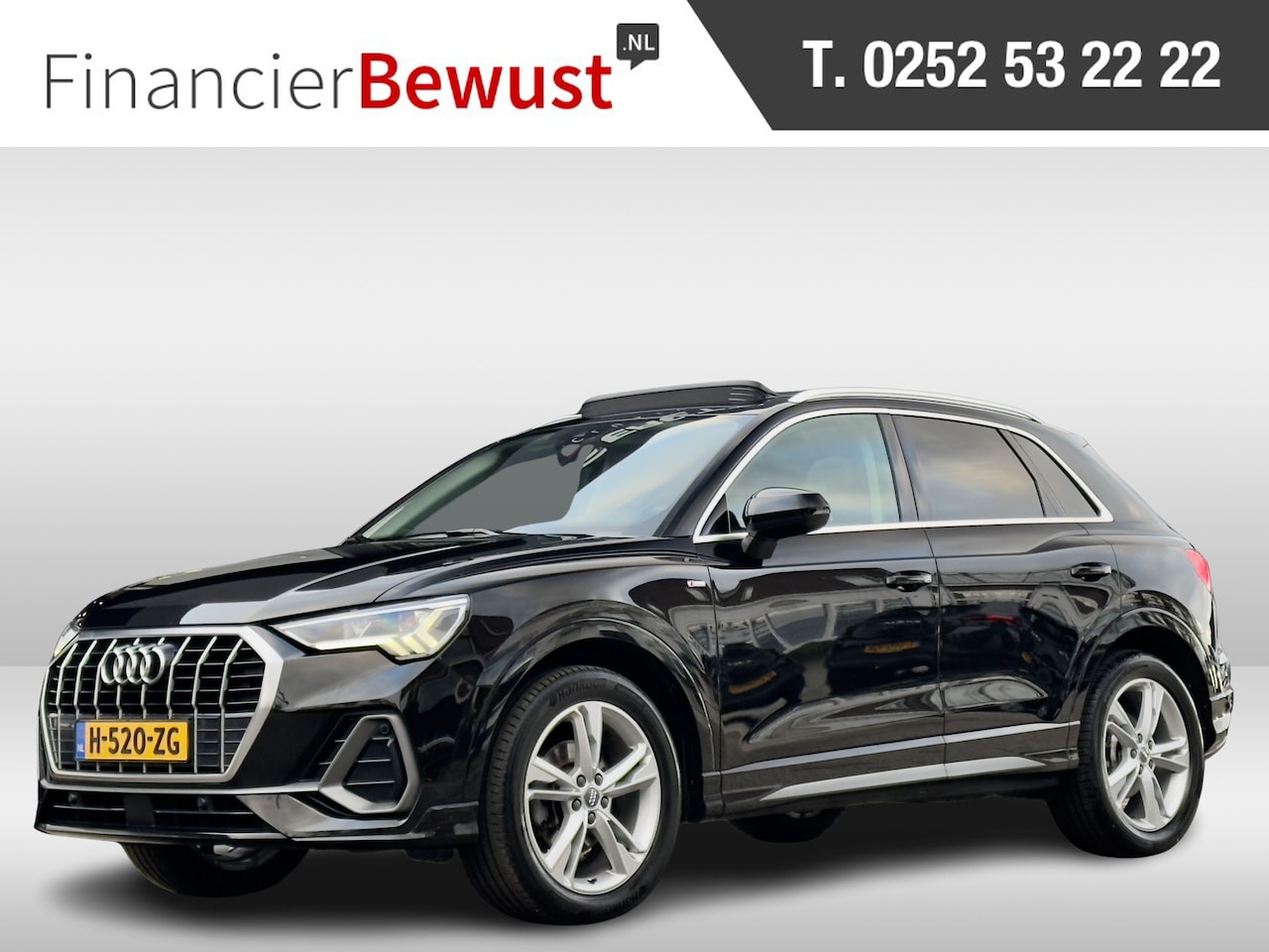 Audi Q3 - 35 TFSI AUT7 2X S-LINE. PANODAK LEDER NAVI CAMERA DIGI-DASH CARPLAY LED LMV PDC - AutoWereld.nl