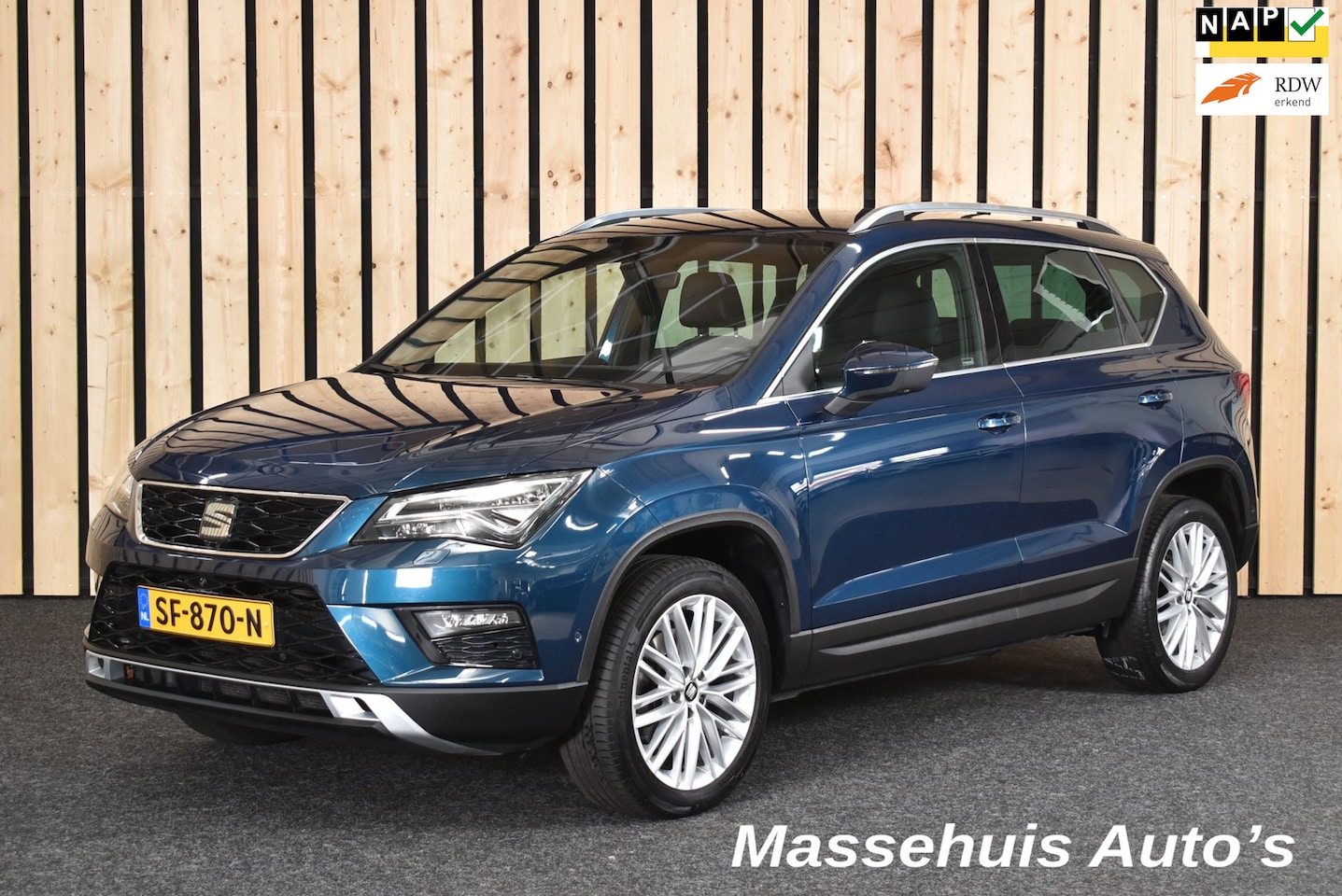 SEAT Ateca - 1.4 EcoTSI Xcellence Automaat CarPlay 1e eig. 130dkm LED 18" Nwe APK - AutoWereld.nl