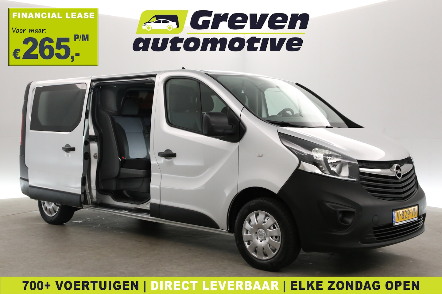 Opel Vivaro - 1.6 CDTI L2H1 | DC | 6 Zits | Airco | Cruise | Trekhaak | Navi | Parkeersens. - AutoWereld.nl