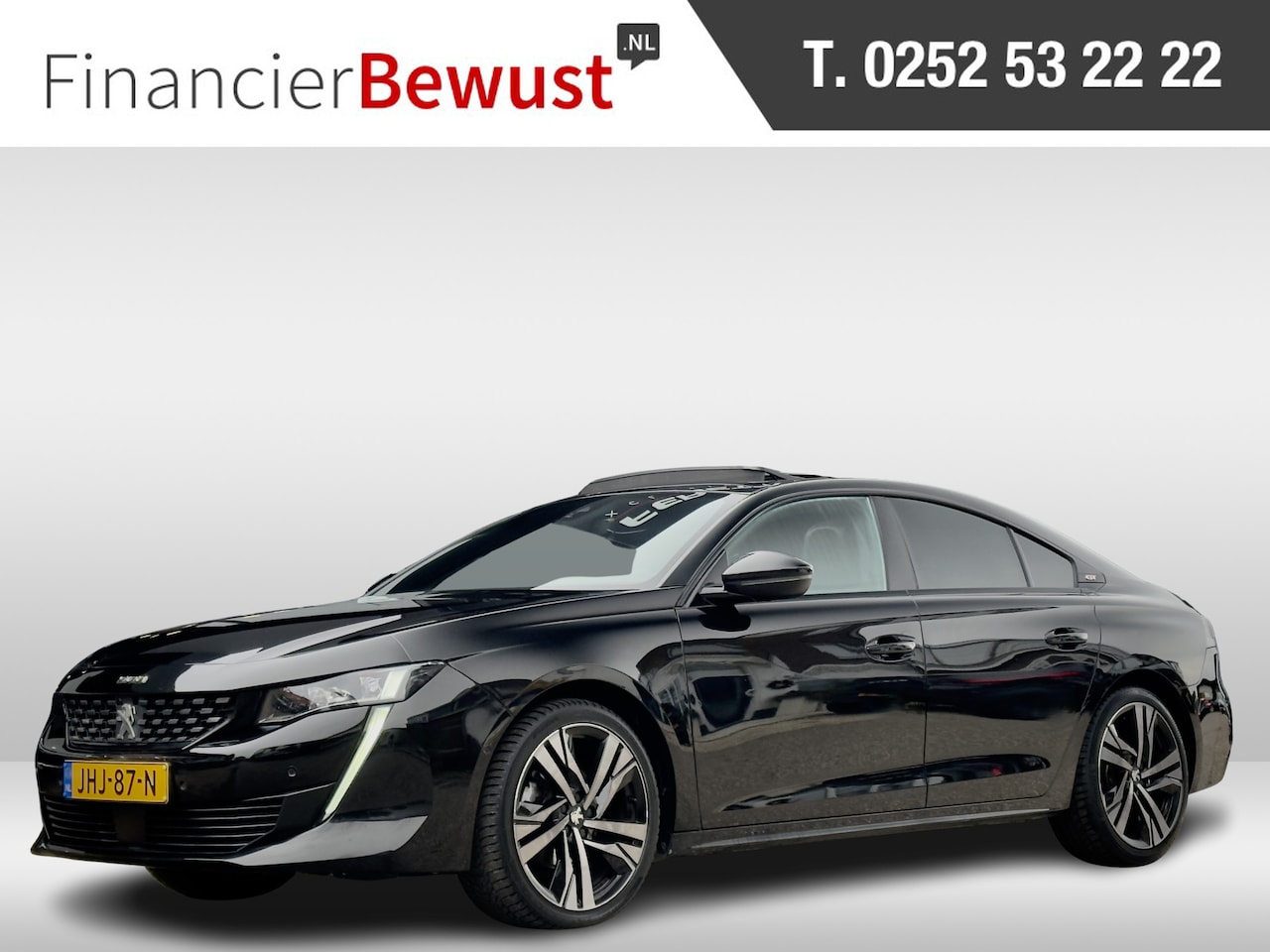 Peugeot 508 - 1.2 AUT8 GT-Line BLACK-EDITION PANODAK LEDER NAVI CAMERA APPLE-CARPLAY LED 19 INCH-LMV PDC - AutoWereld.nl