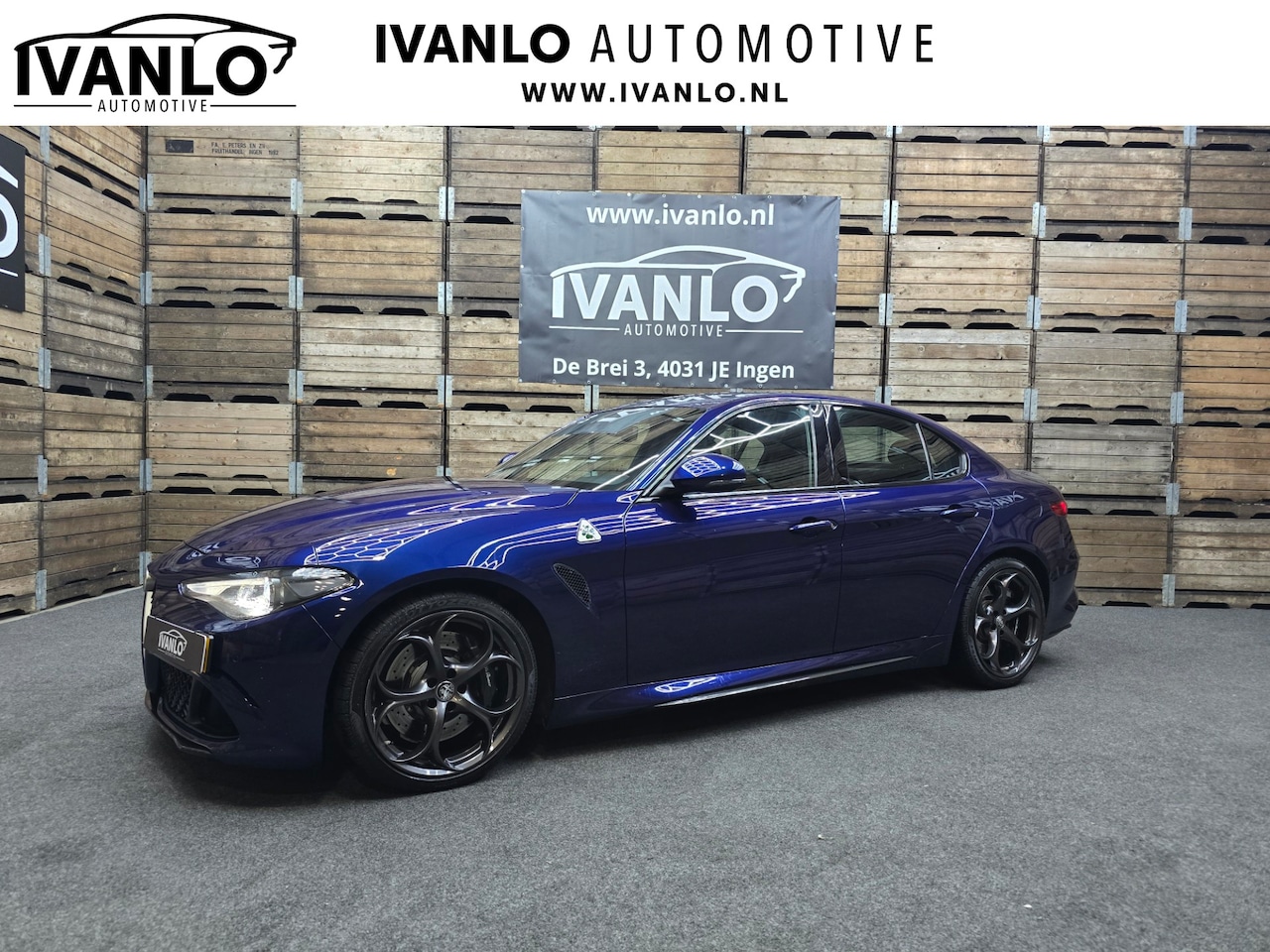 Alfa Romeo Giulia - 2.9 V6 Quadrifoglio Bi Xenon Navi Clima Cruise A.S. 19"LM Trofeo 510 PK! - AutoWereld.nl