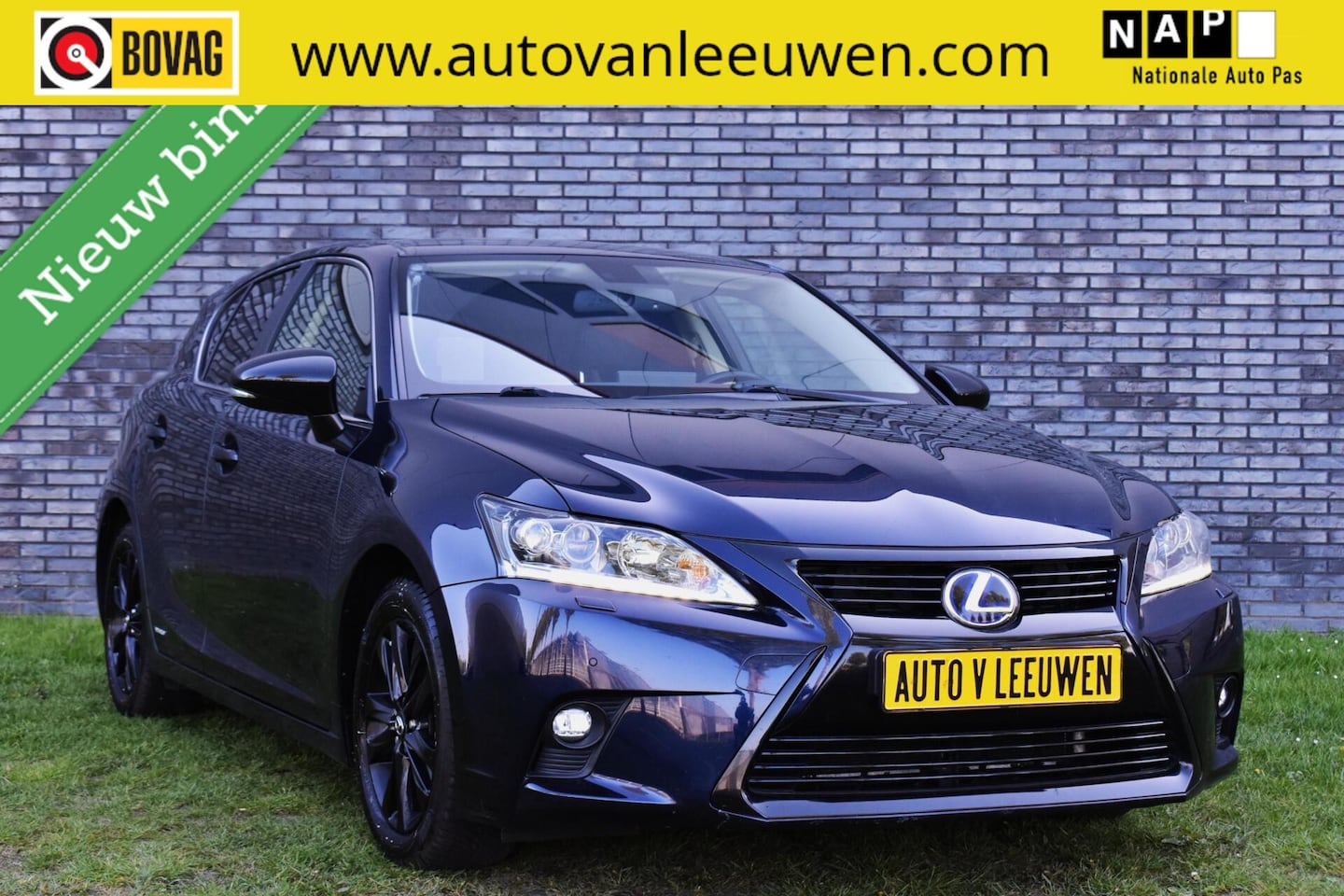 Lexus CT 200h - Luxury Line Hybrid NAVI/CAMERA/STOELVW/ALCANTARA/ETC.! - AutoWereld.nl