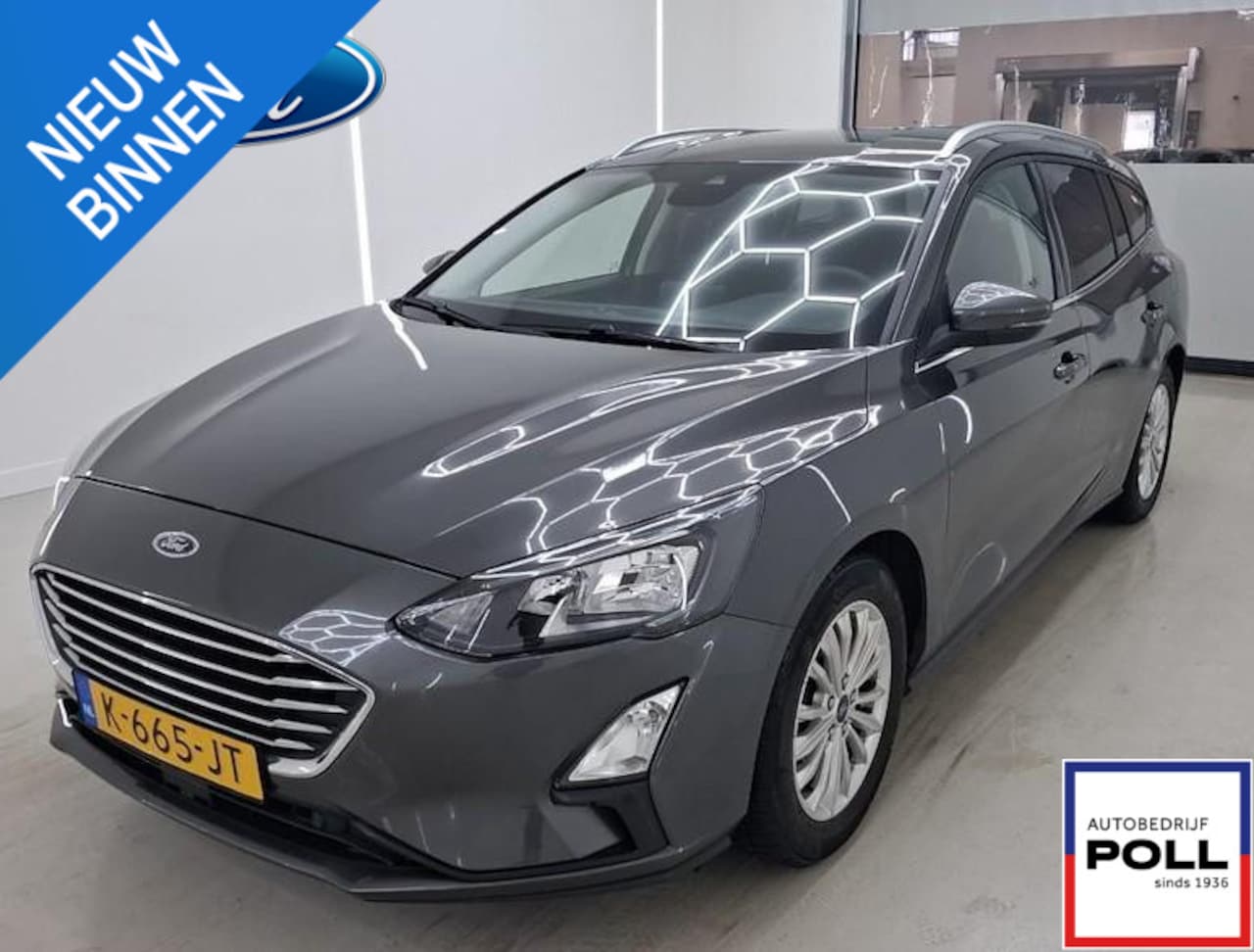 Ford Focus Wagon - EcoBoost Hybrid Titanium X Navi Trekhaak Camera Winter pack Adap Cruise El.Klep Wagon - AutoWereld.nl