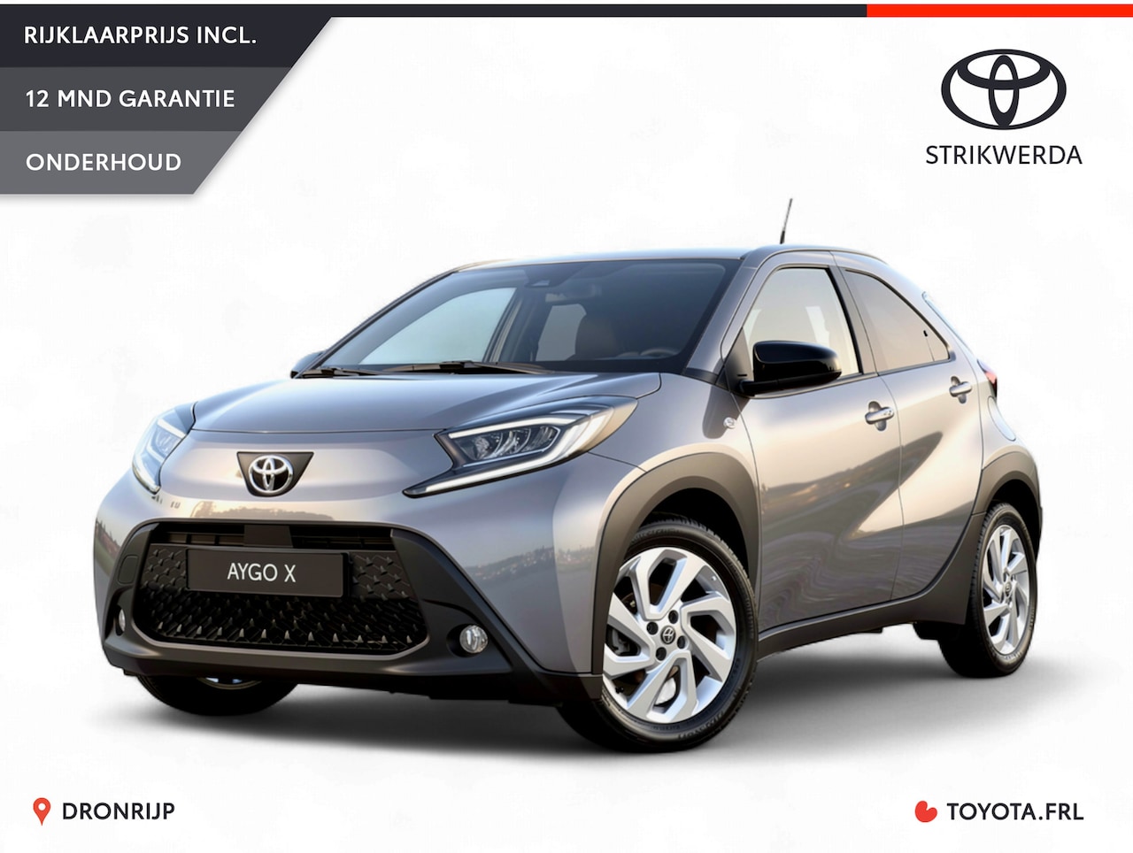 Toyota Aygo X - 1.0 VVT-i MT first | Stoelverwarming | Climate Control | Camera | Led | ACC | Licht- regen - AutoWereld.nl