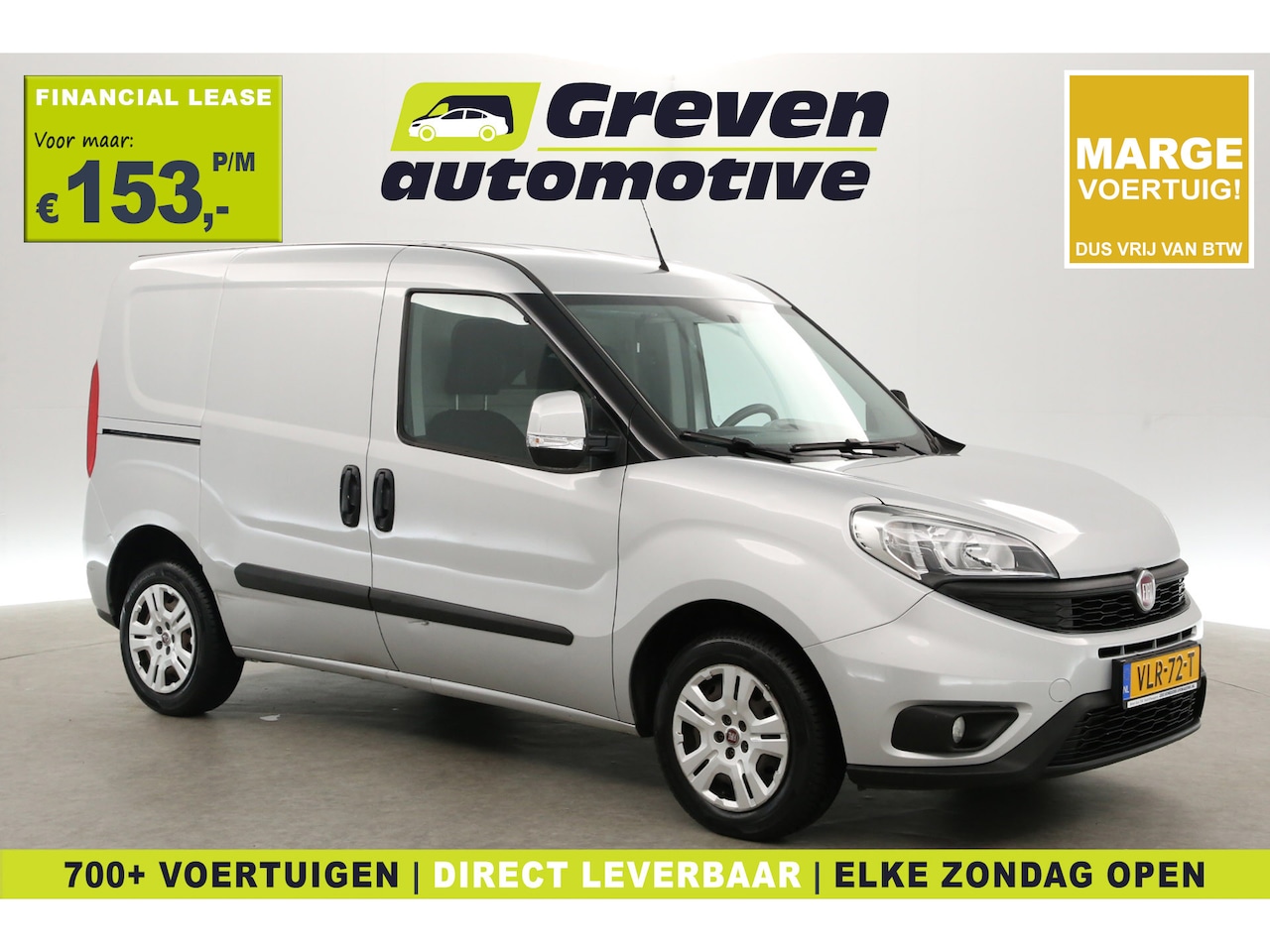Fiat Doblò - 1.3 MultiJet SX | Marge | Airco | Cruise | Navigatie | Parkeersens. - AutoWereld.nl