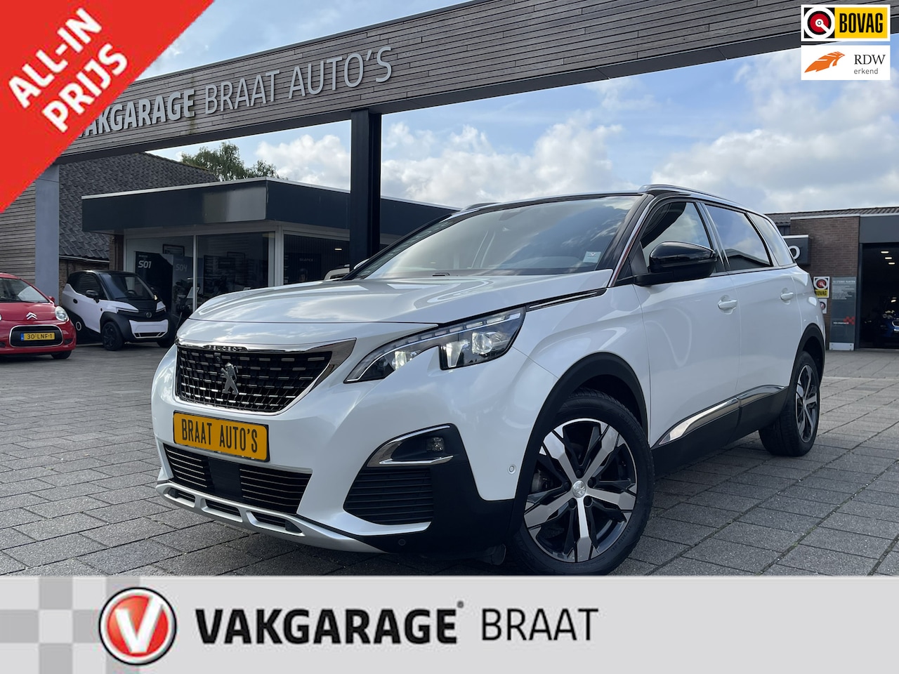 Peugeot 5008 - 1.2 PureTech Allure 7P. l CAMERA l CARPLAY l CRUISE l RIJKLAAR! - AutoWereld.nl