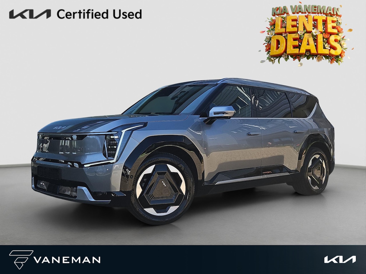 Kia EV9 - Plus Advanced AWD 99.8 kWh | Pano | Meridian | Stoelverwarming & Verkoeling | Stoelmassage - AutoWereld.nl