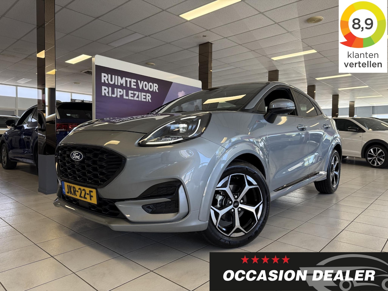 Ford Puma - 1.0 EcoBoost Hybrid ST-Line *NAVI*CAM*KEYL*LED*APP - AutoWereld.nl