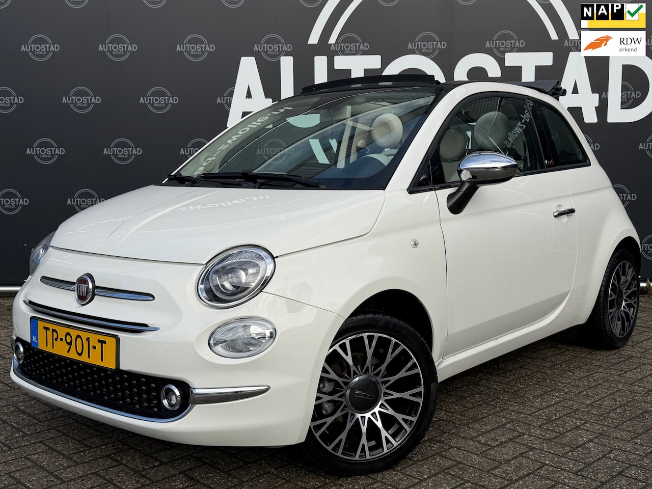 Fiat 500 C - 0.9 TwinAir Turbo Collezione NL-Auto/1ste Eigenaar/NAP/Pano/Navi/APK/Airco - AutoWereld.nl