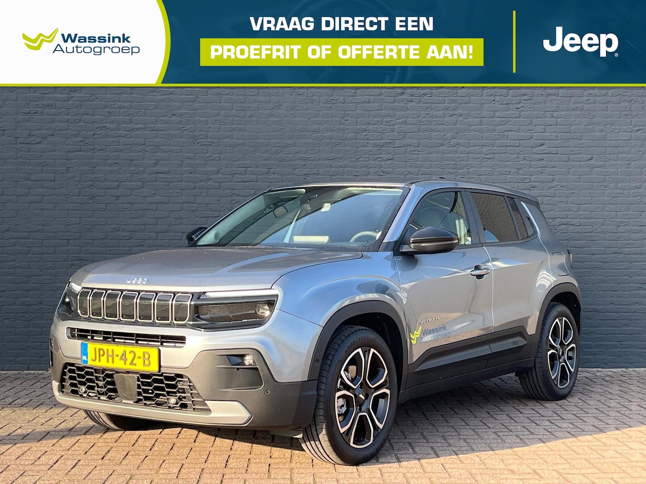 Jeep Avenger - 54 kWh 156pk Aut Summit | 360 Camera | Warmtepomp | Stoelverwarming | CarPlay | Adaptive C - AutoWereld.nl