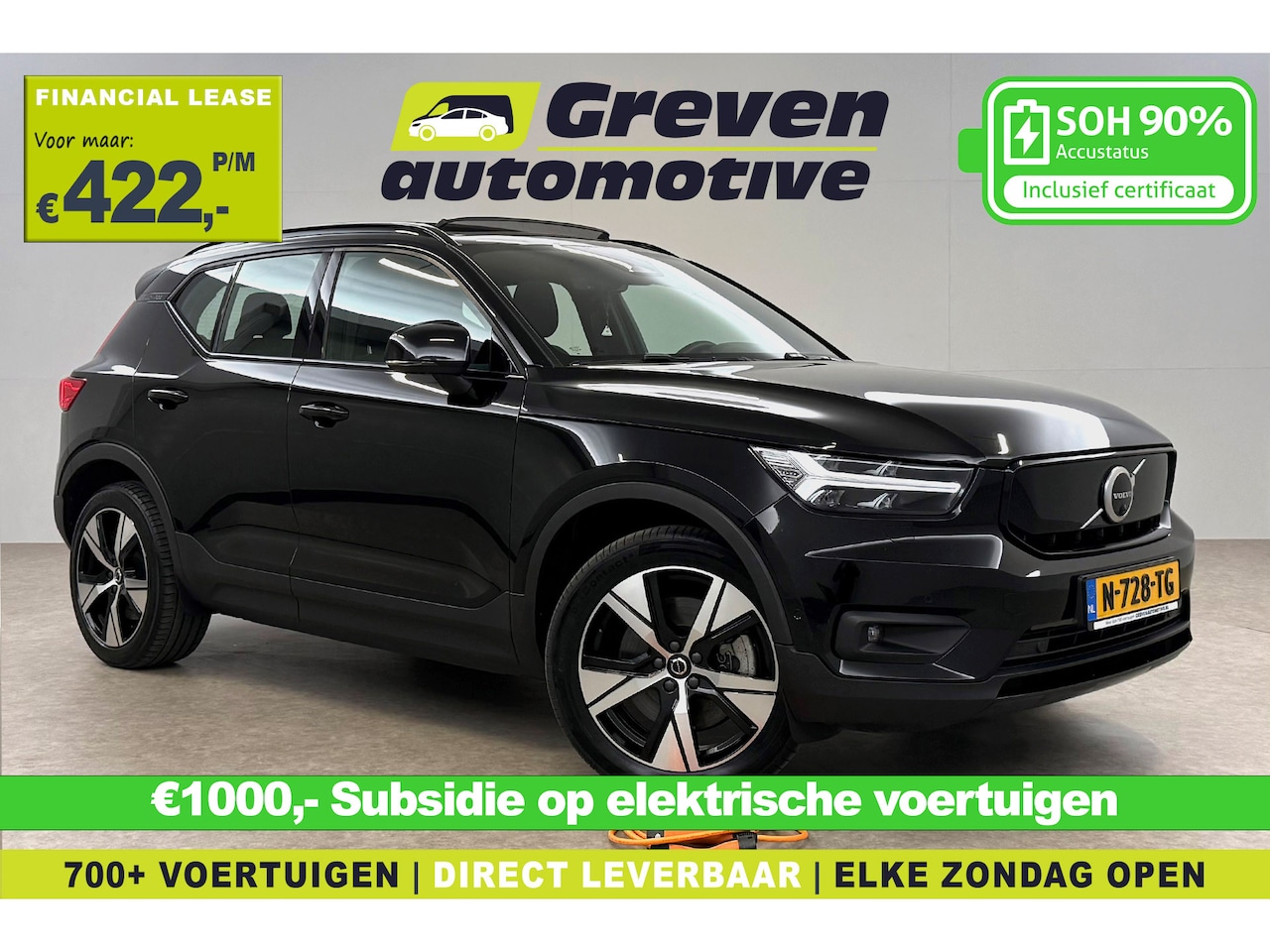 Volvo XC40 - P8 Recharge Pro 67 kWh | Snelladen | SOH 90% | Pano | H/K | 360° | Memory | Adap. Cruise | - AutoWereld.nl
