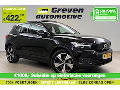 Volvo XC40 - P8 Recharge Pro 67 kWh | Snelladen | SOH 90% | Pano | H/K | 360° | Memory | Adap. Cruise |