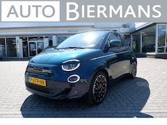 Fiat 500e - La Prima 42 kWh / INCL. 12mnd BOVAG / Schuif-kantel dak / Leer
