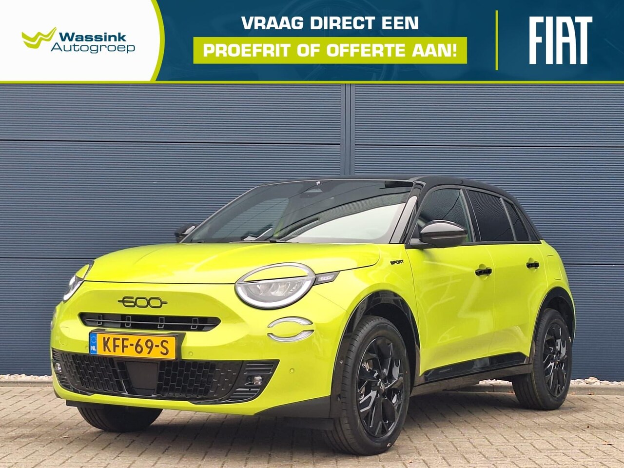 Fiat 600 - 54kWh 156pk Aut Sport | Elektrische Massagestoelen | Stoel -en Voorruitverwarming | Adapti - AutoWereld.nl