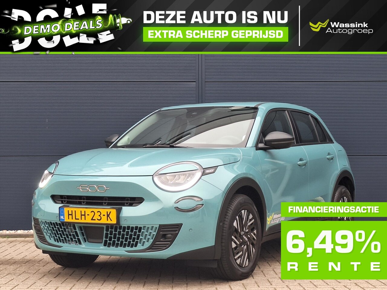 Fiat 600 - 1.2 Hybrid Turbo Charged 100pk Automaat Urban DEMO DEAL| Cruise Control | Carplay | Parkee - AutoWereld.nl
