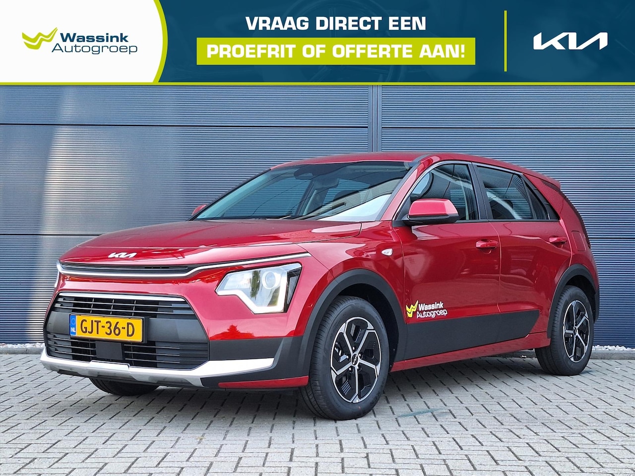 Kia Niro - DEMO DEAL I 1.6 GDi Hybrid 141pk DCT6 ComfortLine | Carplay | Climate control | Parkeersen - AutoWereld.nl
