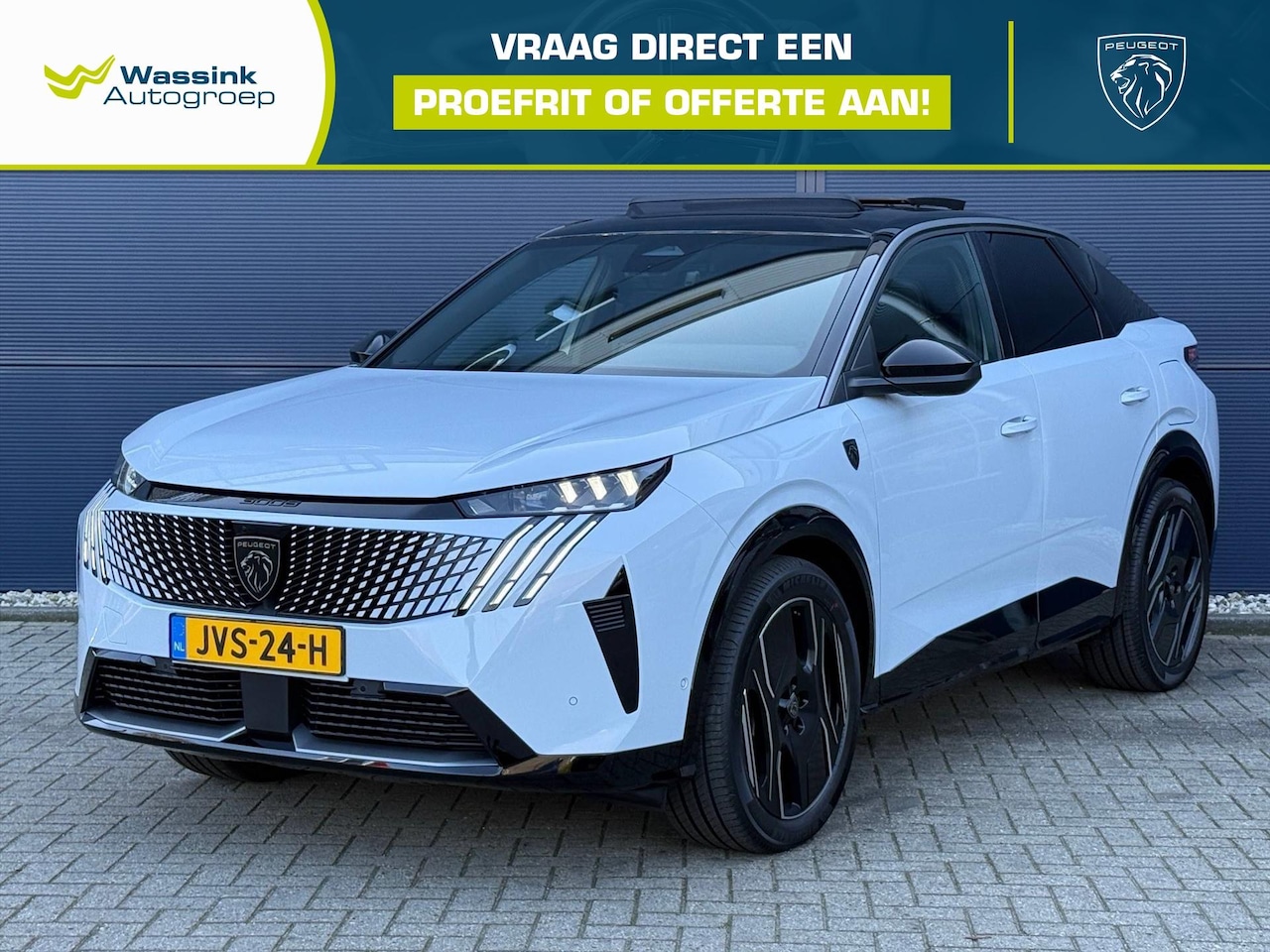 Peugeot e-3008 - EV 73 kWh 210pk GT Exclusive | | Navigatie | Schuifdak | Nappa leder | Trekhaak | Pixel Le - AutoWereld.nl