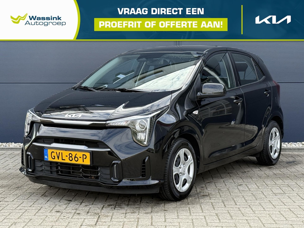 Kia Picanto - 1.0 DPi 67pk 4-zits DynamicLine Nieuw Model | Navigatie | Carplay / Android Auto | Camera - AutoWereld.nl
