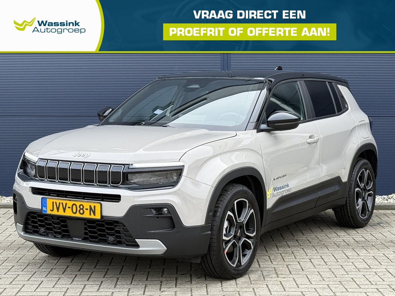 Jeep Avenger - 54 kWh 156pk Summit | Navigatie | Schuifdak | Full LED | Stoelverwarming | Camera | Keyles - AutoWereld.nl