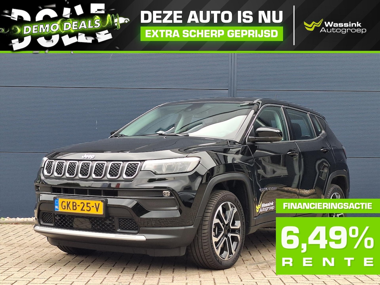 Jeep Compass - 1.3T 4XE DEMO DEAL I 190pk Altitude | Carplay | Winter Pack | Safety Pack - AutoWereld.nl