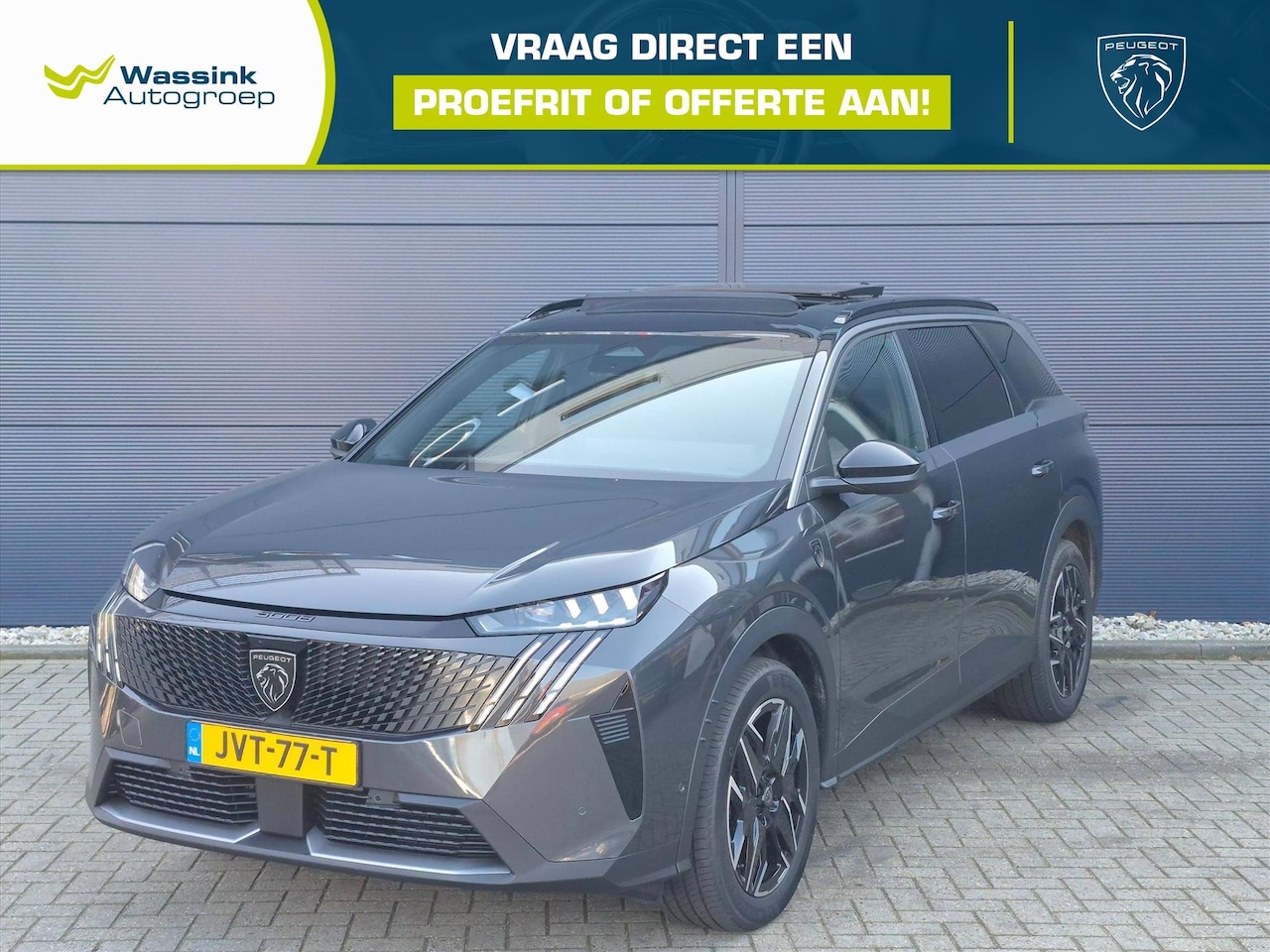 Peugeot 5008 - 1.2 Hybrid 145pk e-DCS6 GT Exclusive | Navigatie | Schuifdak | Nappa leder | Trekhaak | Pi - AutoWereld.nl