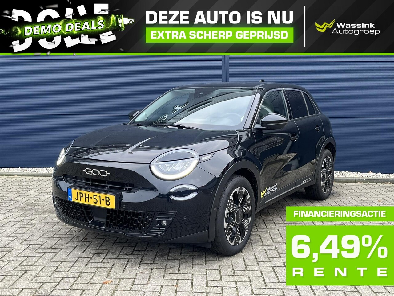Fiat 600 - 54kWh 156pk Aut La Prima | Apple Carplay & Android Auto | Parkeercamera | Elektrisch Verst - AutoWereld.nl