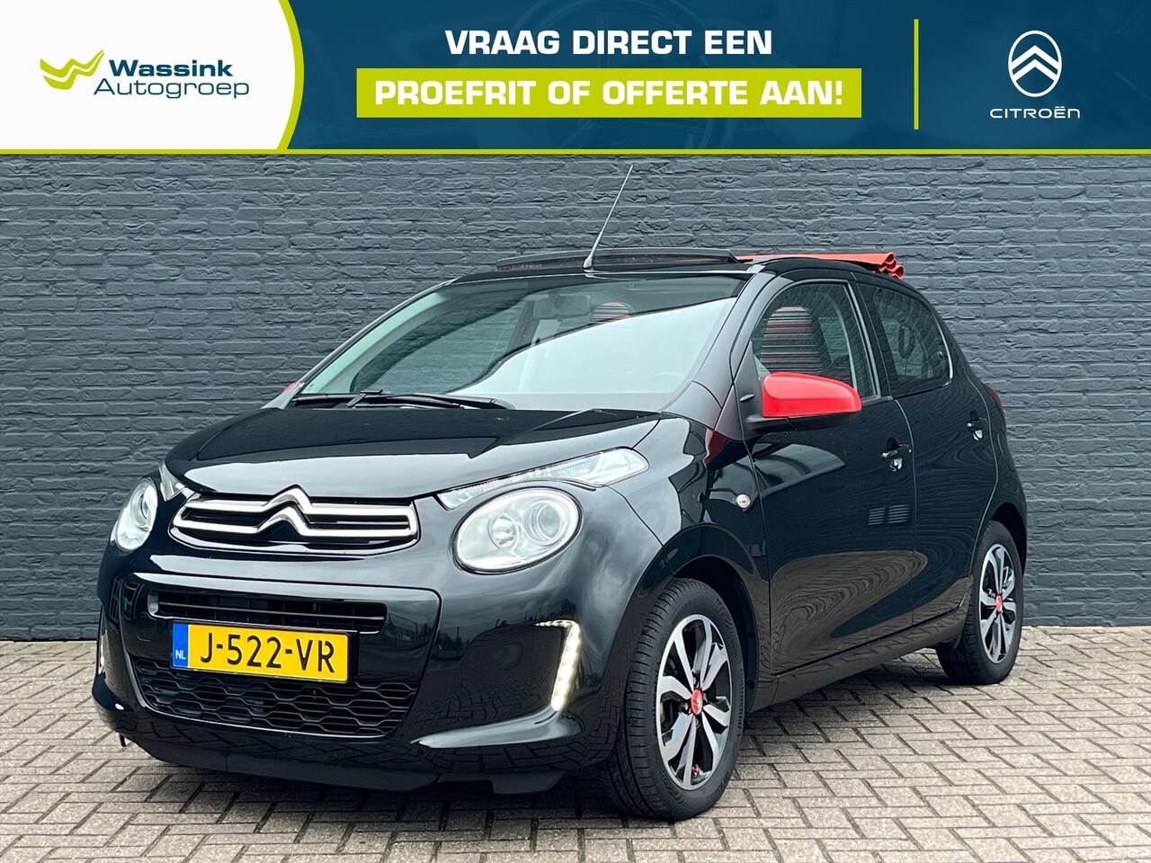 Citroën C1 - 1.0 VTi 72PK 5D Cabrio Shine I LENTESALE | 1e eigenaar | Apple Carplay / Android auto | Ca - AutoWereld.nl