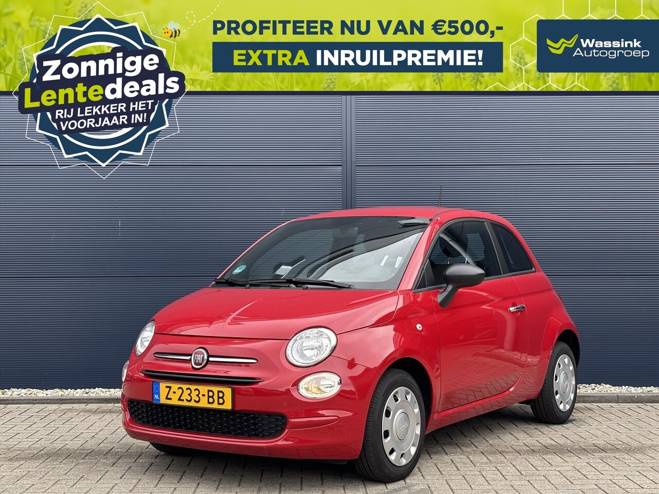 Fiat 500 - 1.0 Hybrid 70pk Urban | LENTEDEALS | Airco | Bluetooth | - AutoWereld.nl